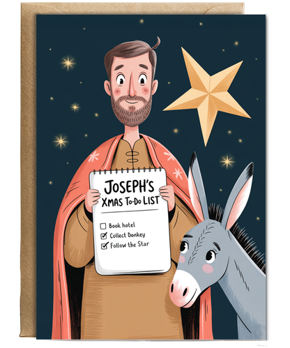 Joseph's Xmas to-do list