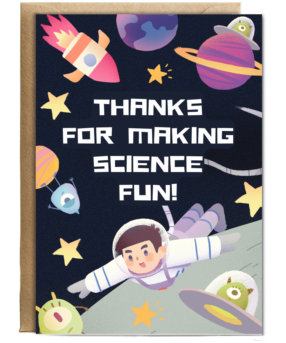 Thanks for making science fun