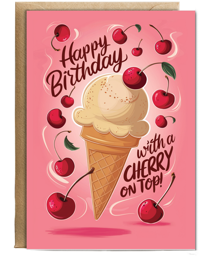 Happy Birthday with a cherry on top