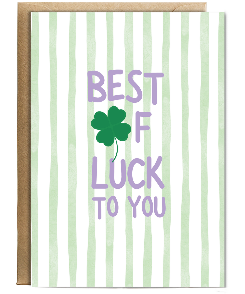 Best of luck to you