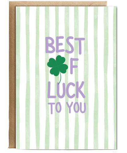Best of luck to you