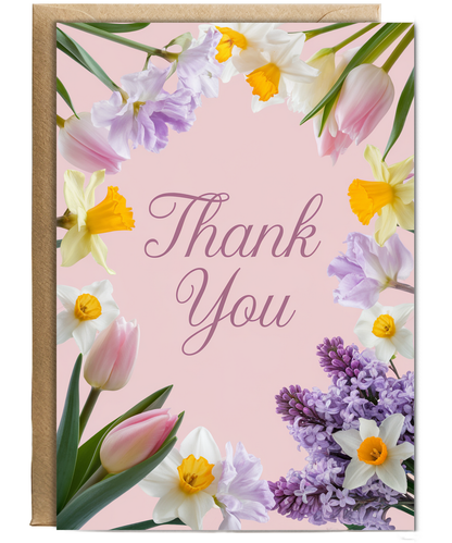 Thank You - Mixed Spring Blooms