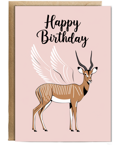 Birthday Card Impala with wings