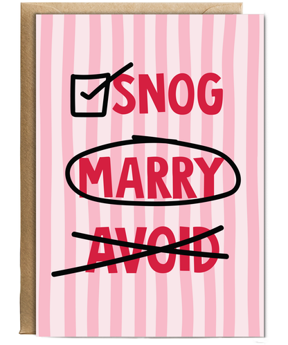 Valentines Snog Marry Avoid