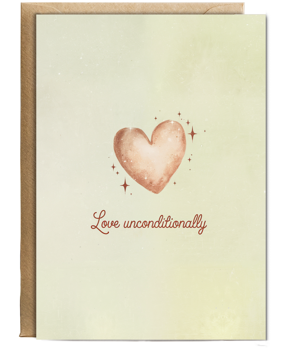 Anniversary Card for husband wife Love Unconditionally