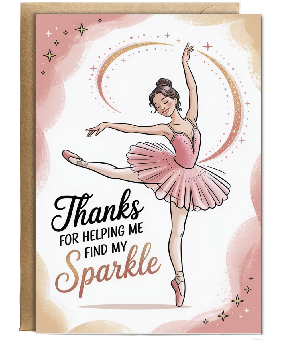 Thanks for helping me find my sparkle pale