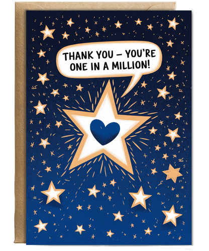 Thank You Card You're One in a Million