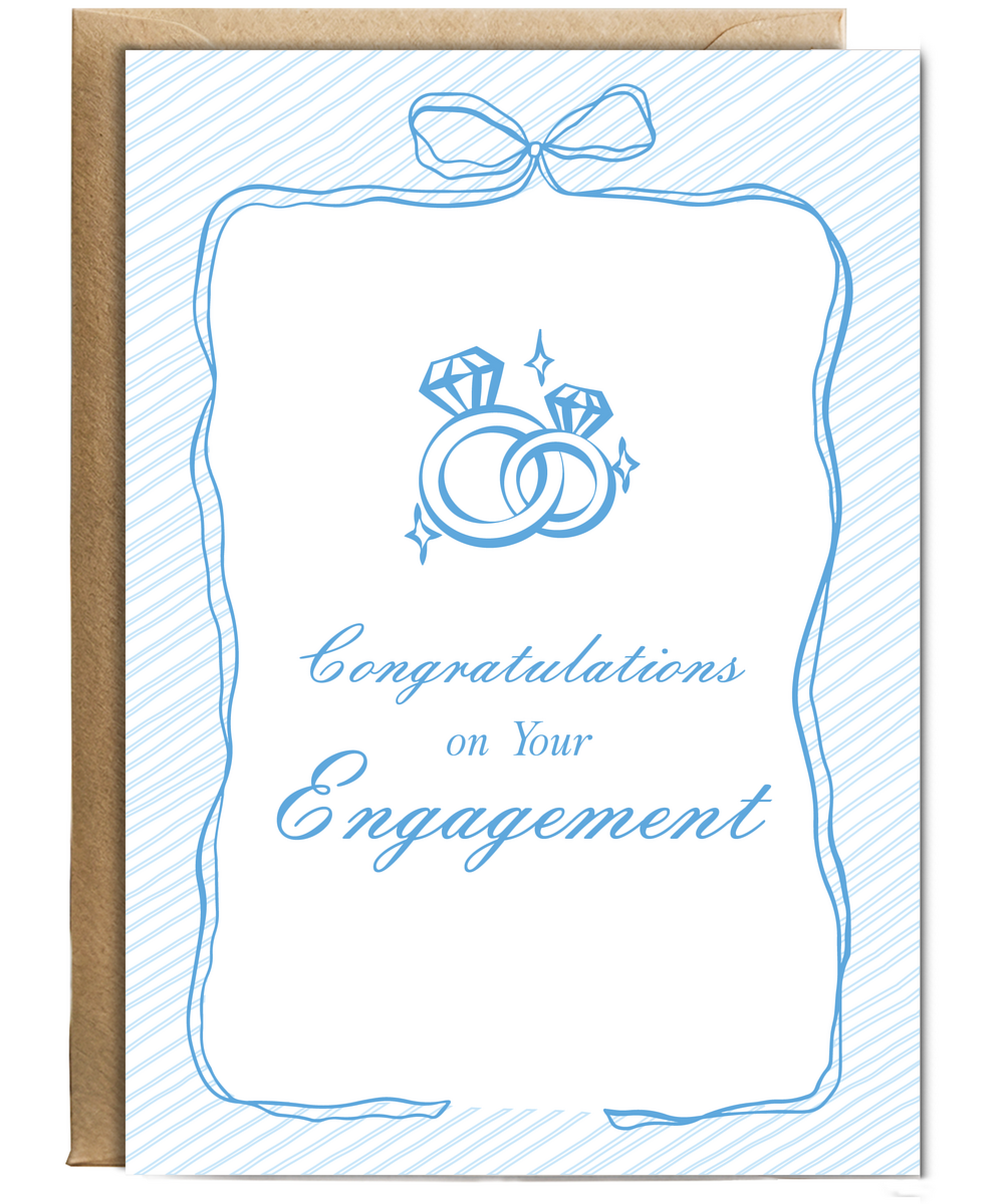 Congratulations on Your Engagement Coquette Style