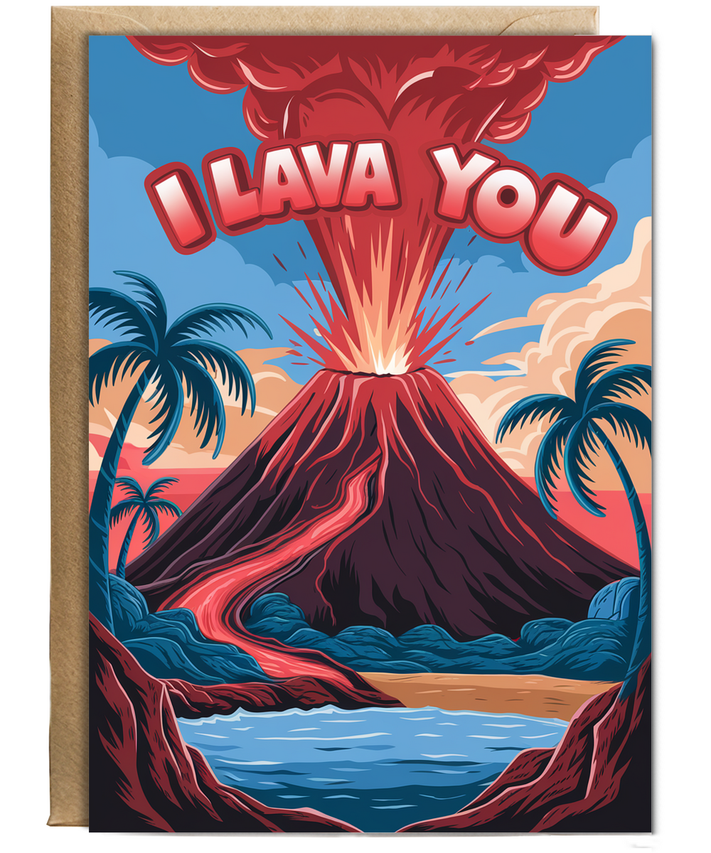 I lava you Greeting Card