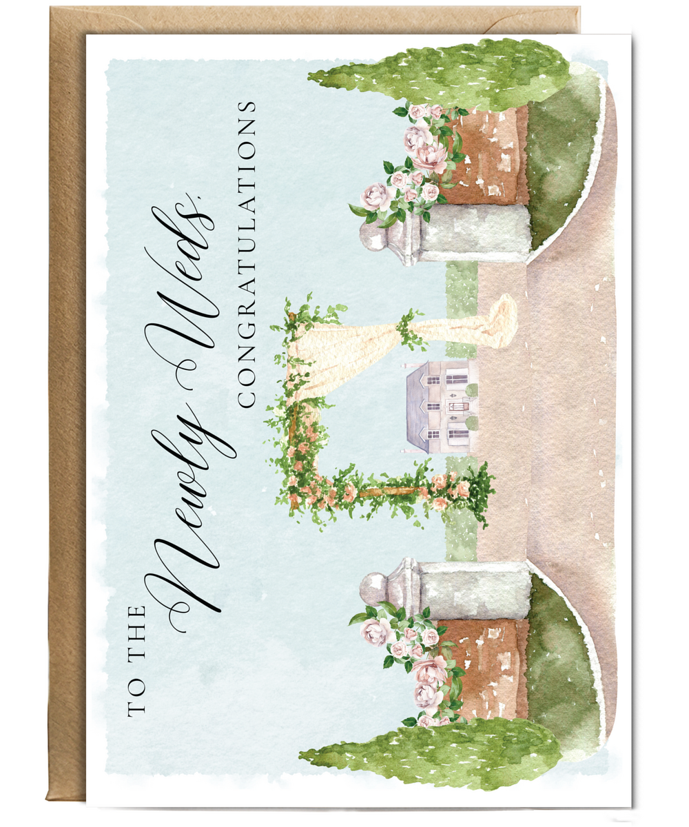 A5 Landscape To the newly weds