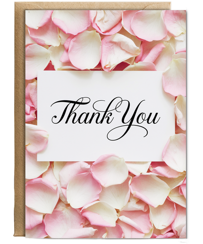 Thank You - Wild Rose Petals