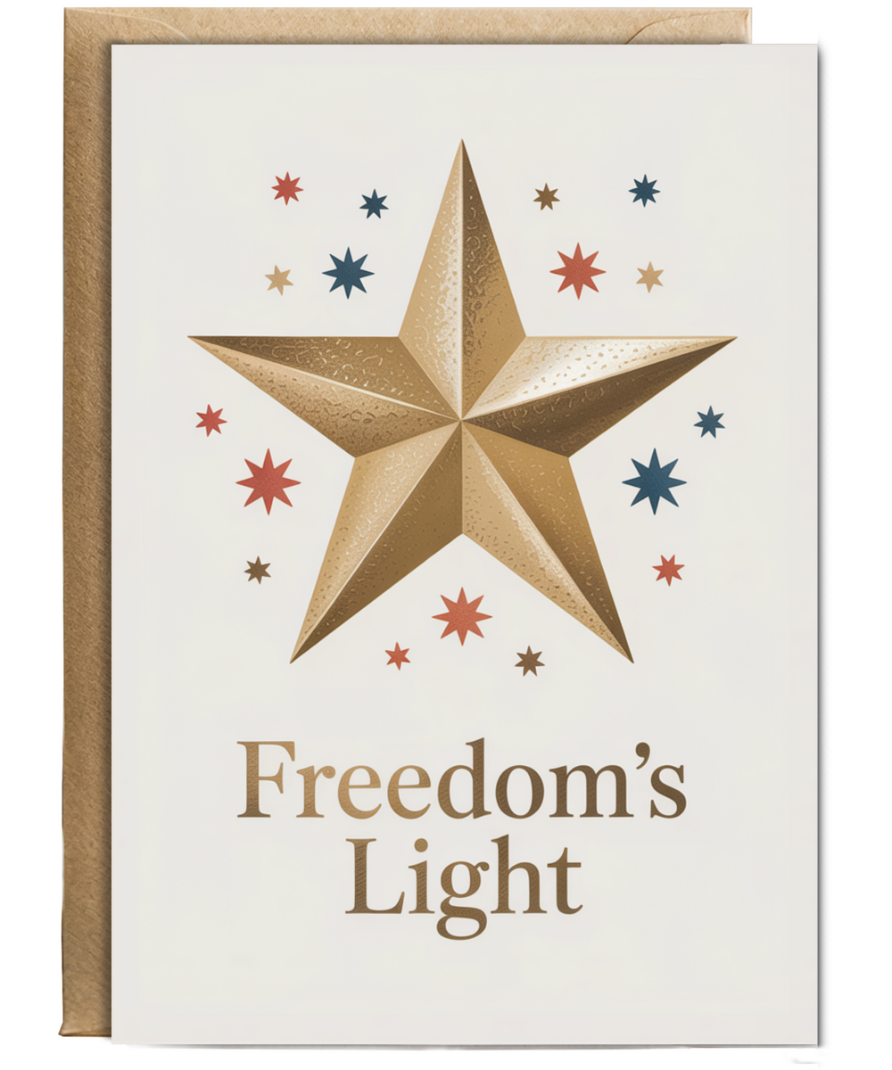 Independance day freedoms light star