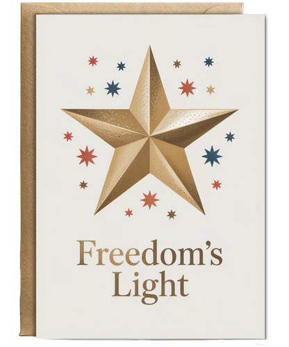 Independance day freedoms light star