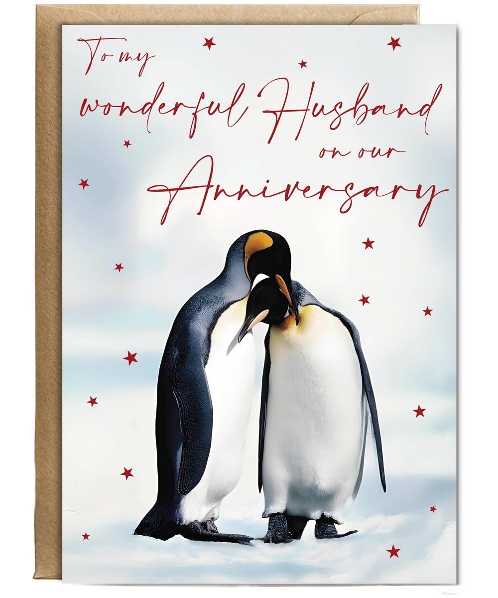 To my wonderful husband penguin