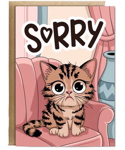 Sorry - Cat with Sad Eyes