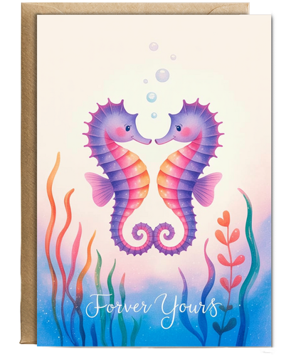 Valentines Seahorses Forever yours