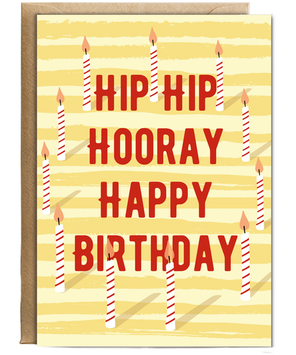 Birthday Card Hip Hip Hooray its Your Birthday