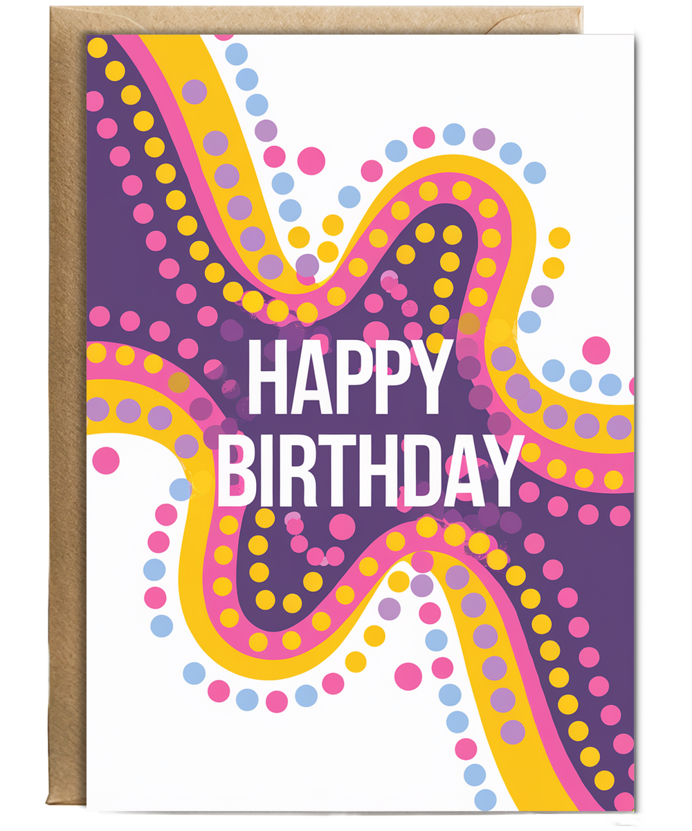 Colorful Abstract Dots and Lines