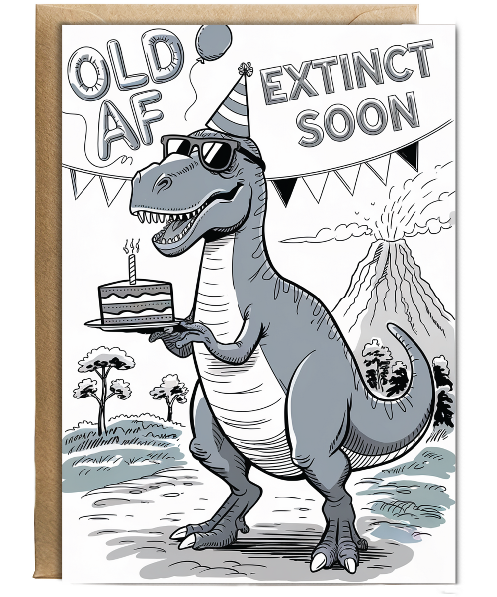 extinct dino you're old af