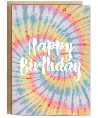 Happy Birthday Tie Dye