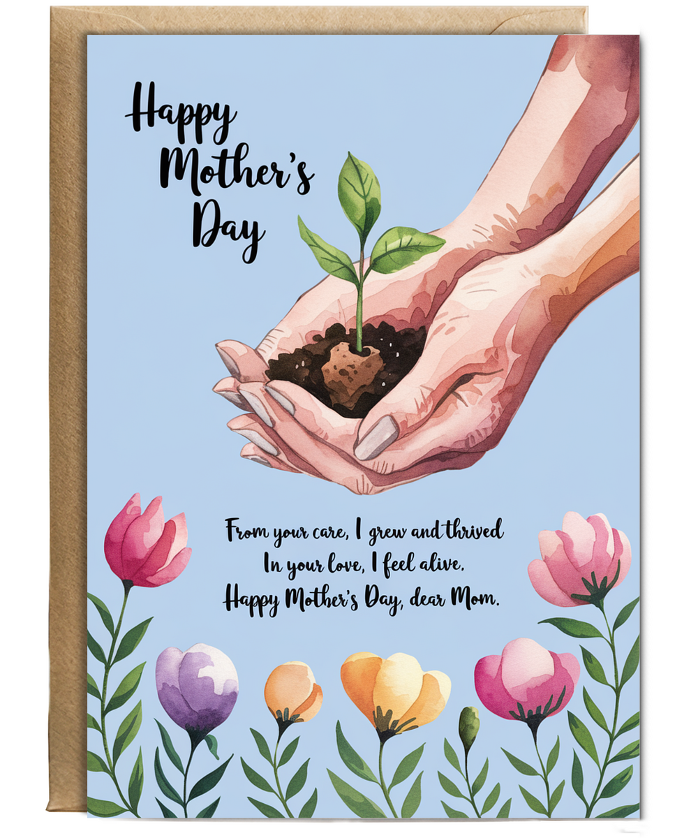 Mother's Day Card In your love Traditional poem