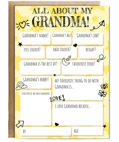 All about Grandma fill in