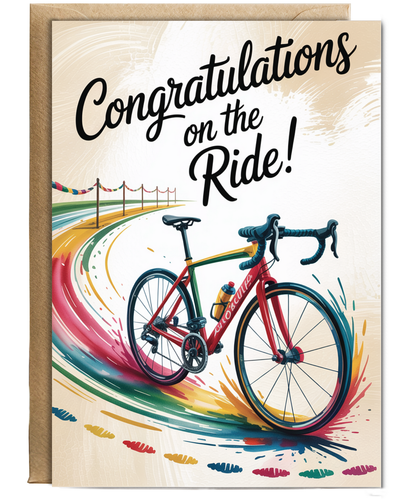 congratulations on the ride