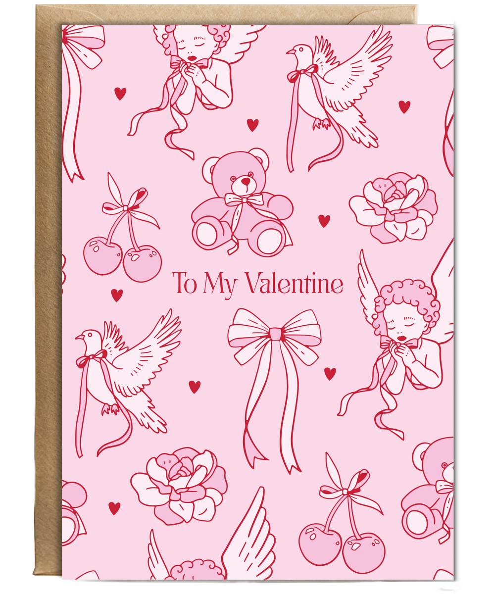 To My Valentine Coquette Girl