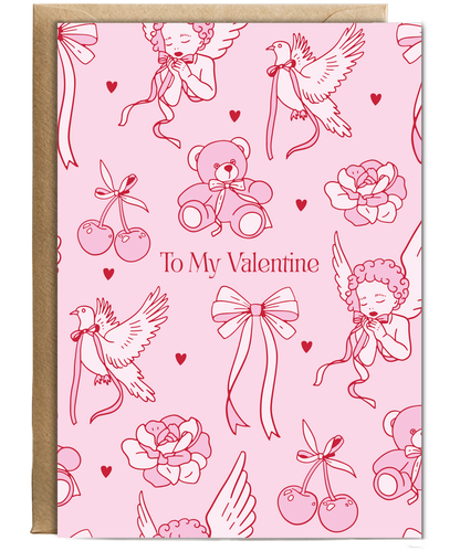 To My Valentine Coquette Girl