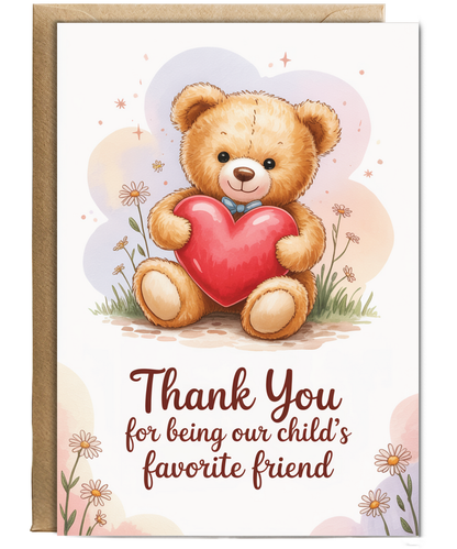 Thank you for being our child favourite friend