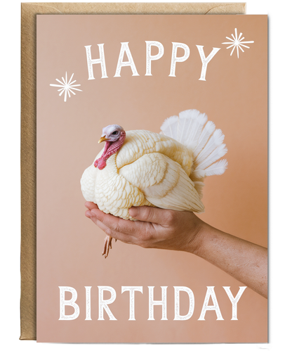 Happy Birthday Card Mini Turkey glamorous
