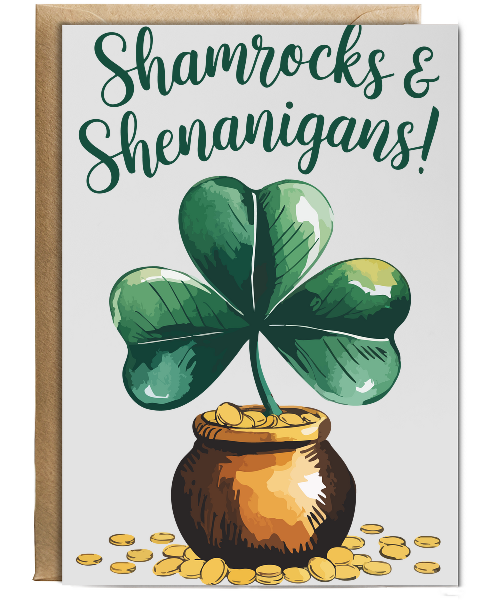 Shamrock shenanigans pot of gold