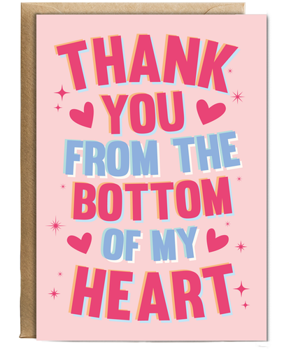 Thank You From the Bottom of My Heart