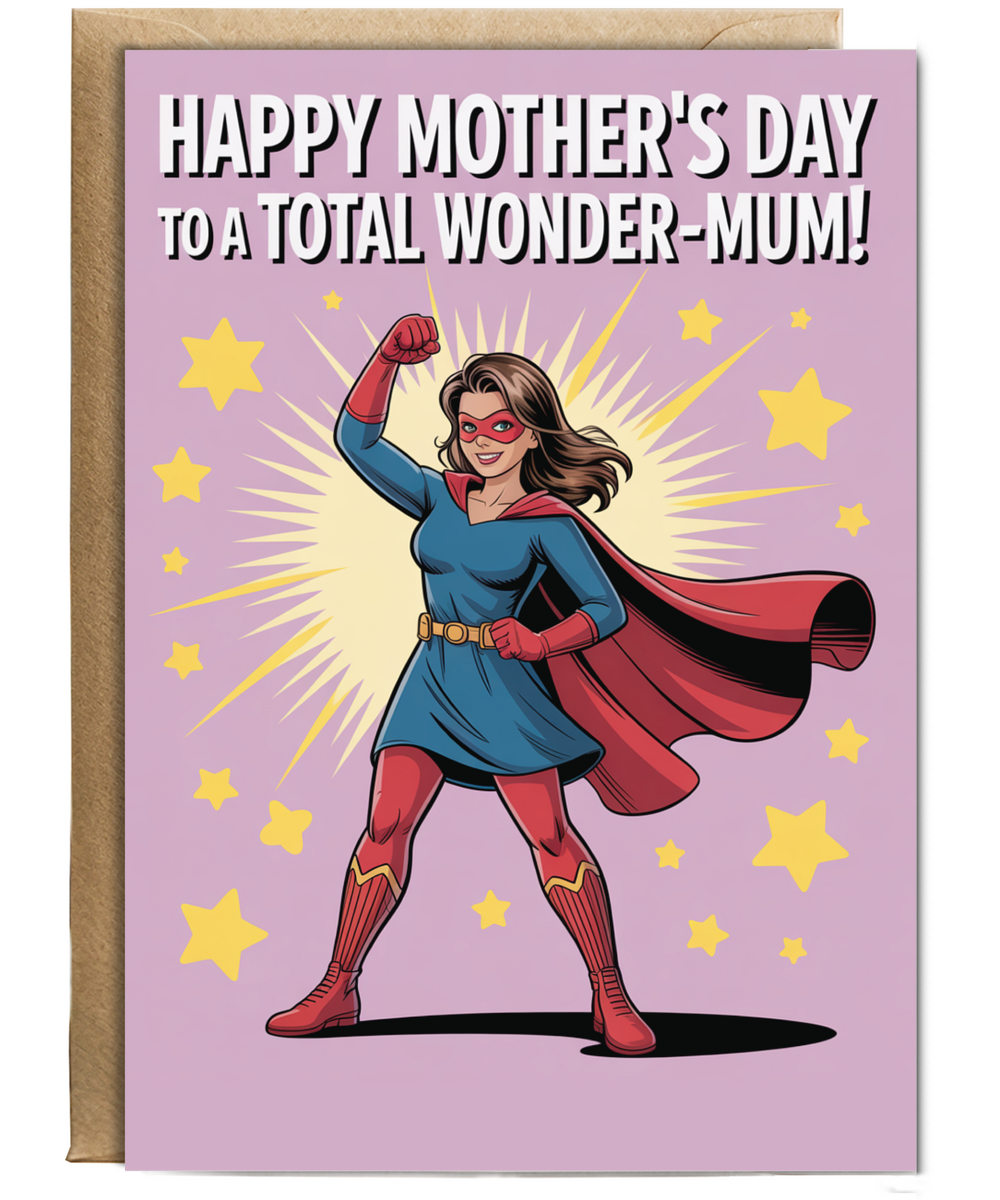 happy mother's day to a total wonder-mum