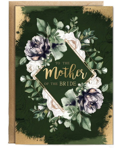Luxury Botanical Mother Of The Bride Card