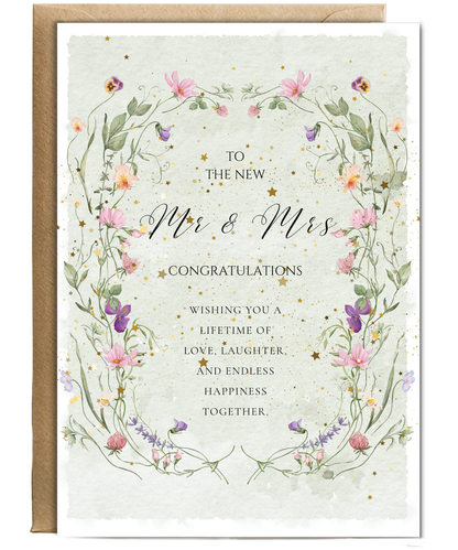 A5 To the new Mr & Mrs