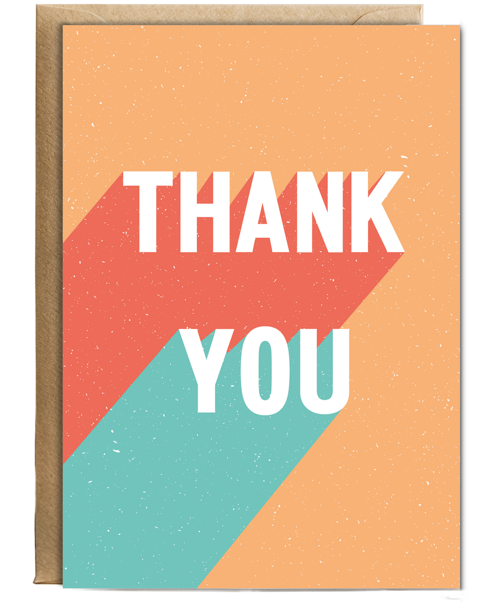 Thank You in Retro Style