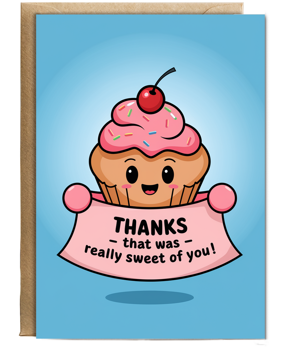 Thanks Card That Was Really Sweet of You