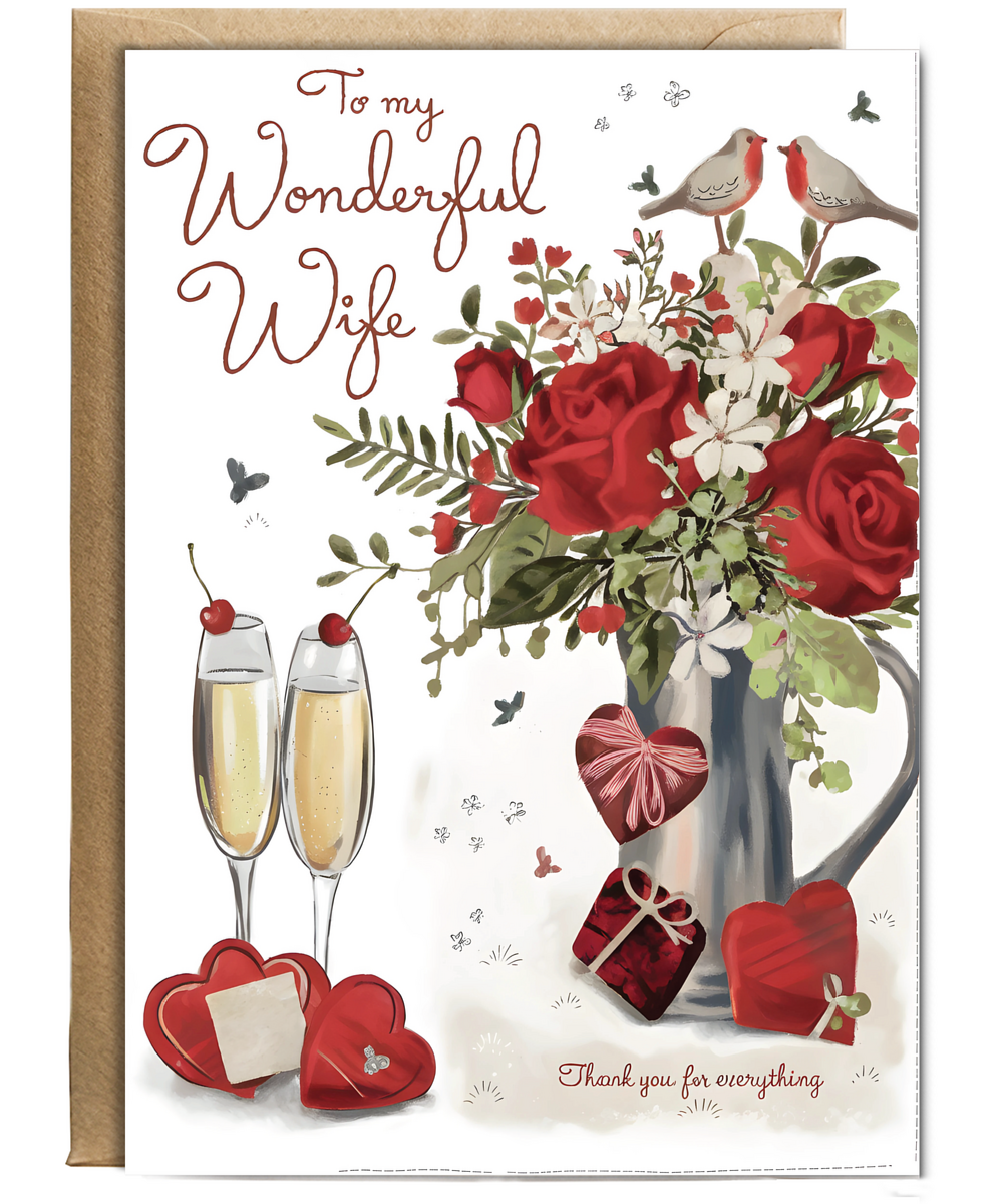 To me wonderful Wife