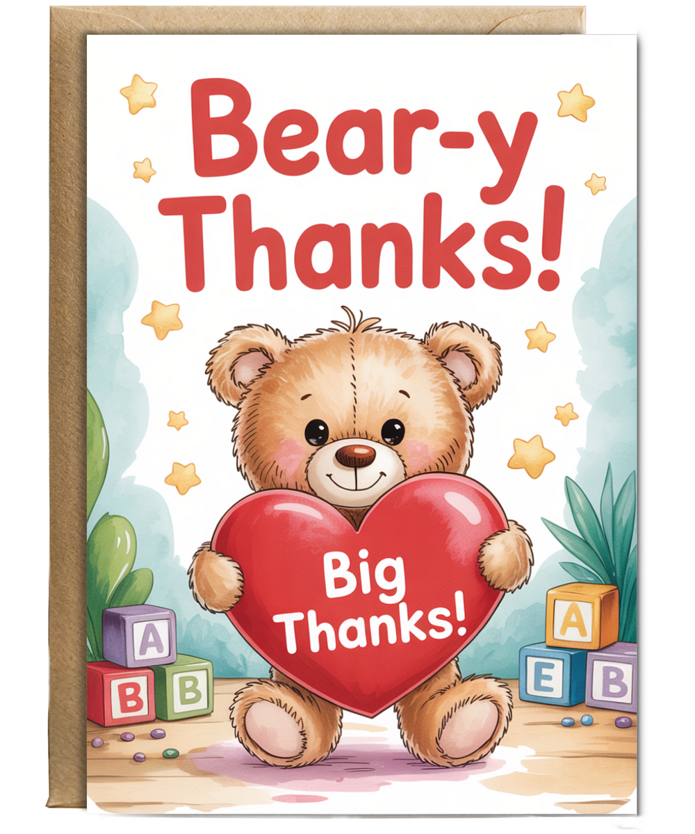 Nursery teacher Beary big hug