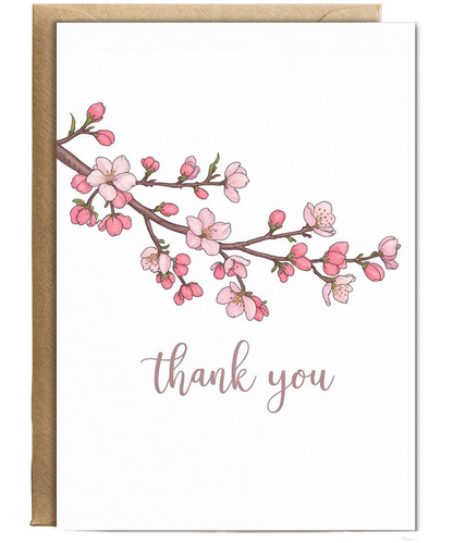 Thank You - Peach Blossom Branch