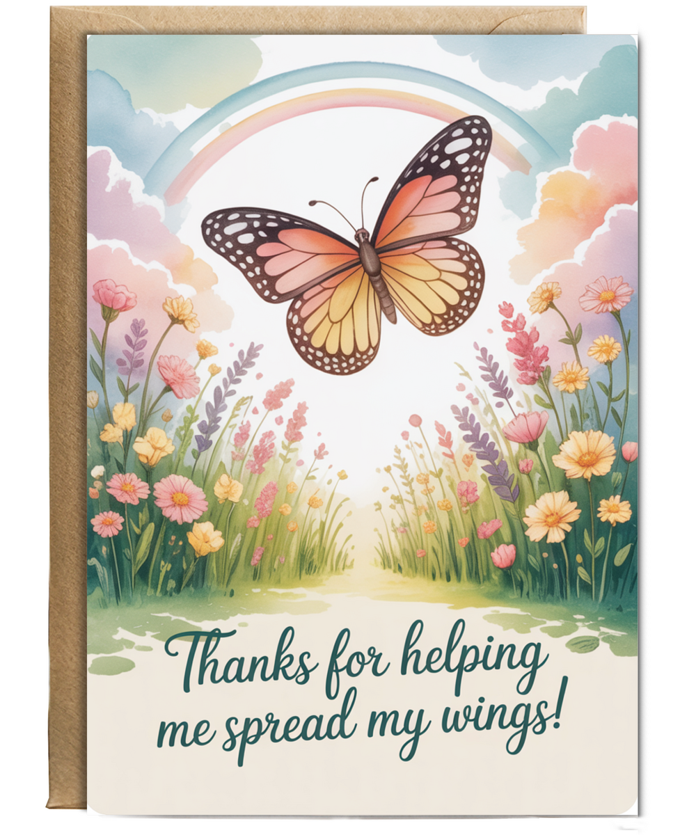 Nursery teacher spread my wings