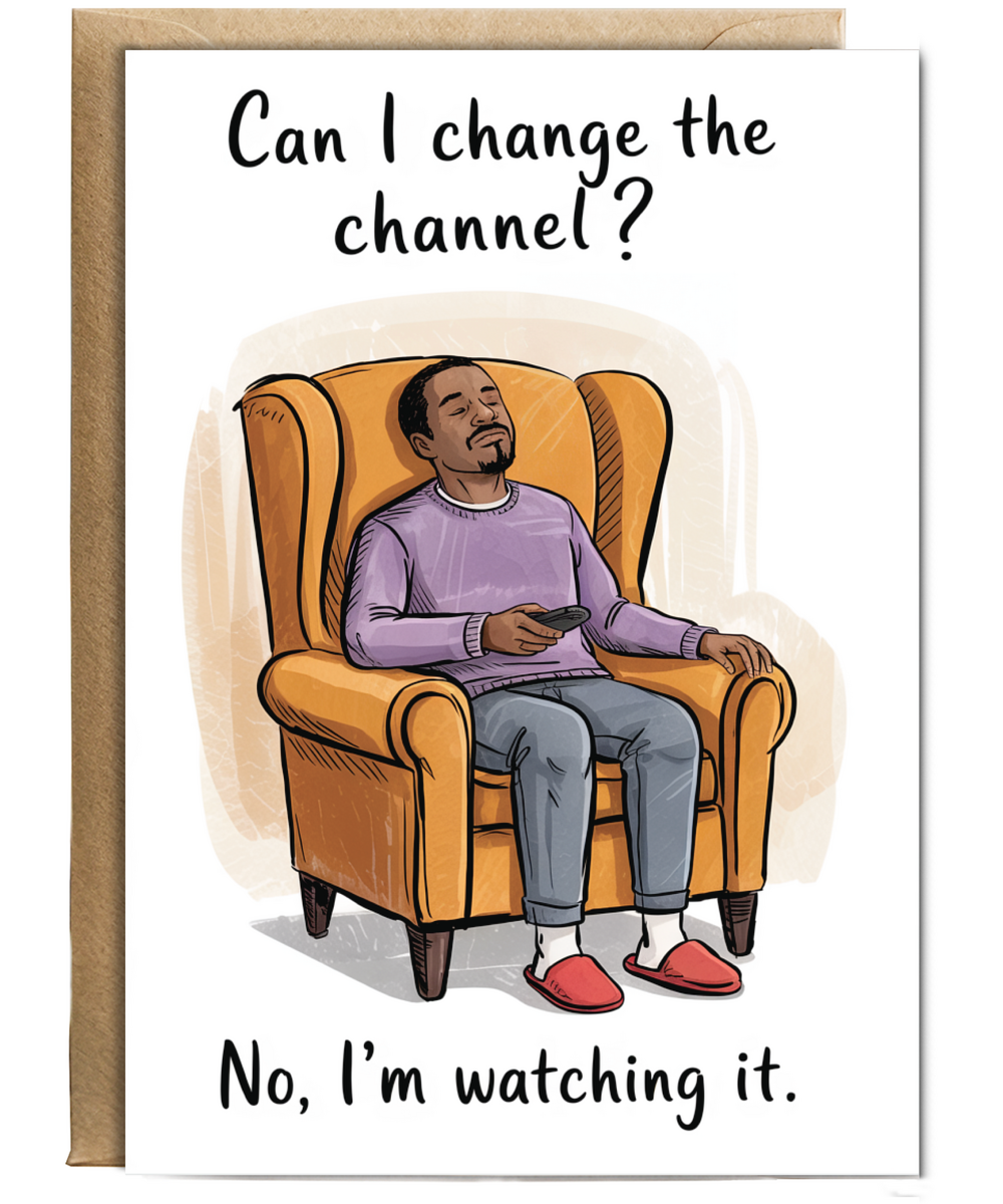 father's day card can I change the channel