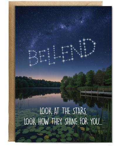 Look at the stars bellend