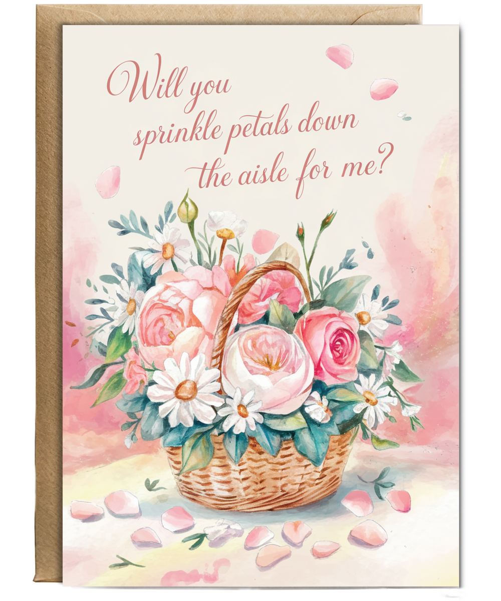 will you sprinkle petals down the aisle