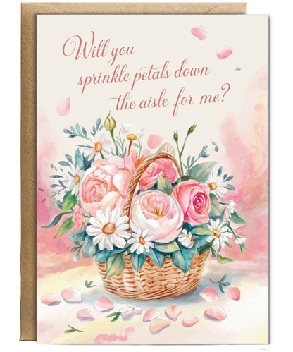will you sprinkle petals down the aisle