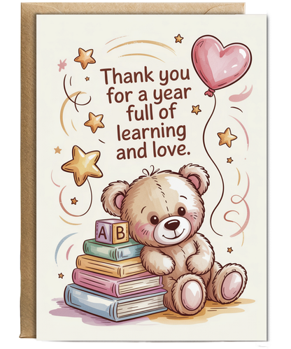 Thank you for a year of learning and love