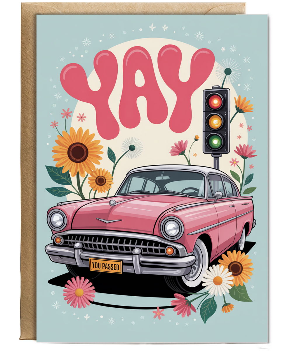 yay you passed pastel funky