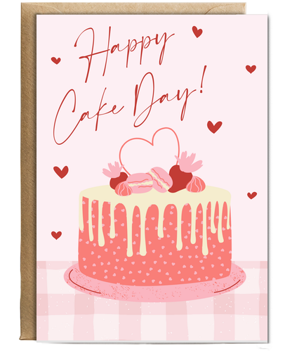 Happy Birthday pink cake day