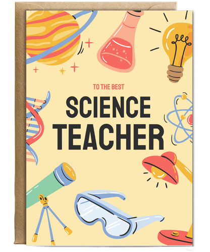To the best science teacher